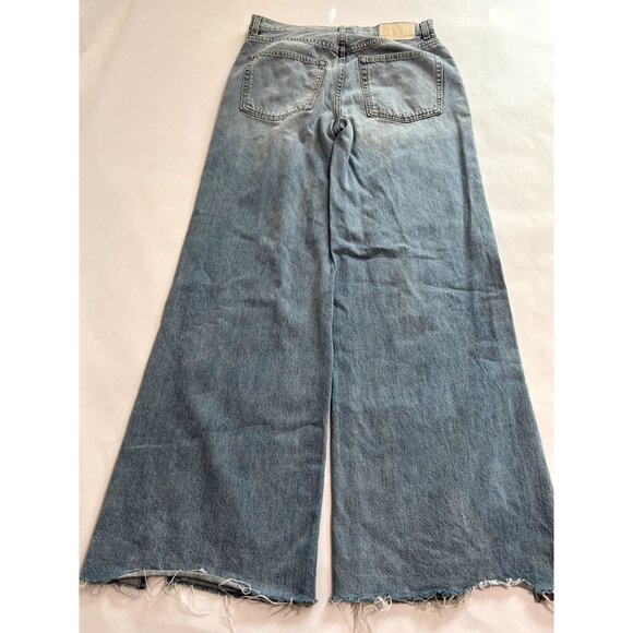 GRLFRND Blue Flare & Wide Leg Jeans - Picture 4 of 8
